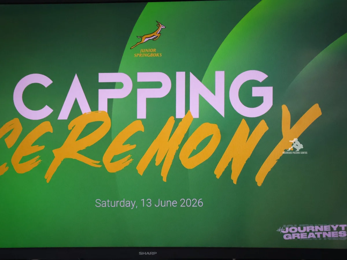 Junior Boks Capping Ceremony - 13 June 2026